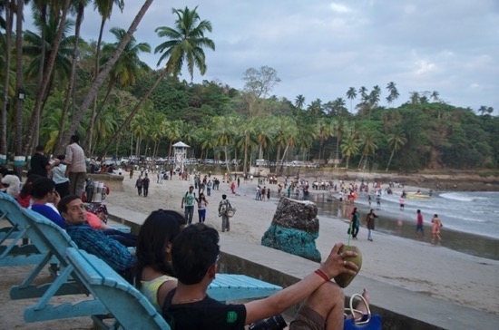 Cellular Jail and Corbyn Cove Beach