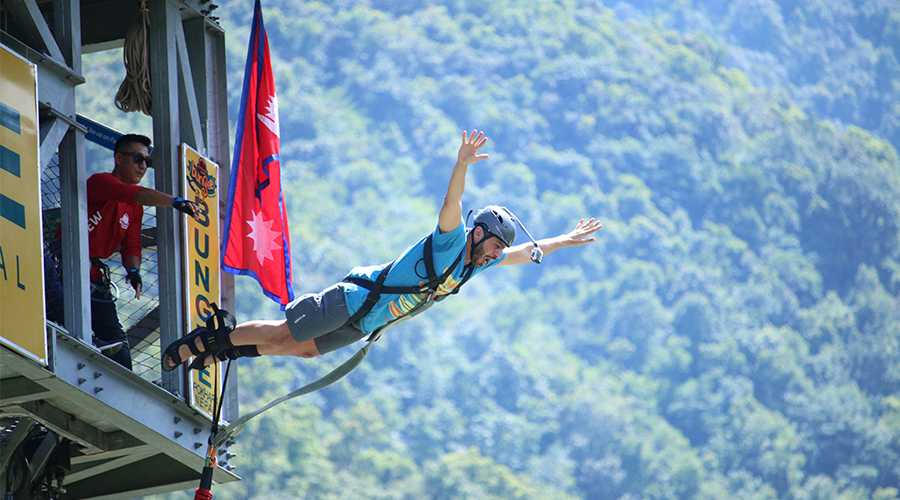 Bhotekoshi bungee jumping, Nepal Bungee jumping,Last resort bungee jumping