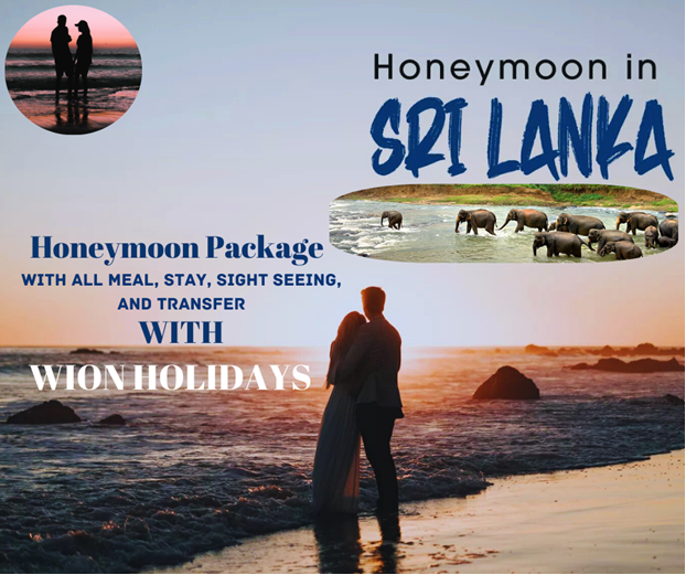 Romantic Sri Lanka Honeymoon Package 5nights 6days
