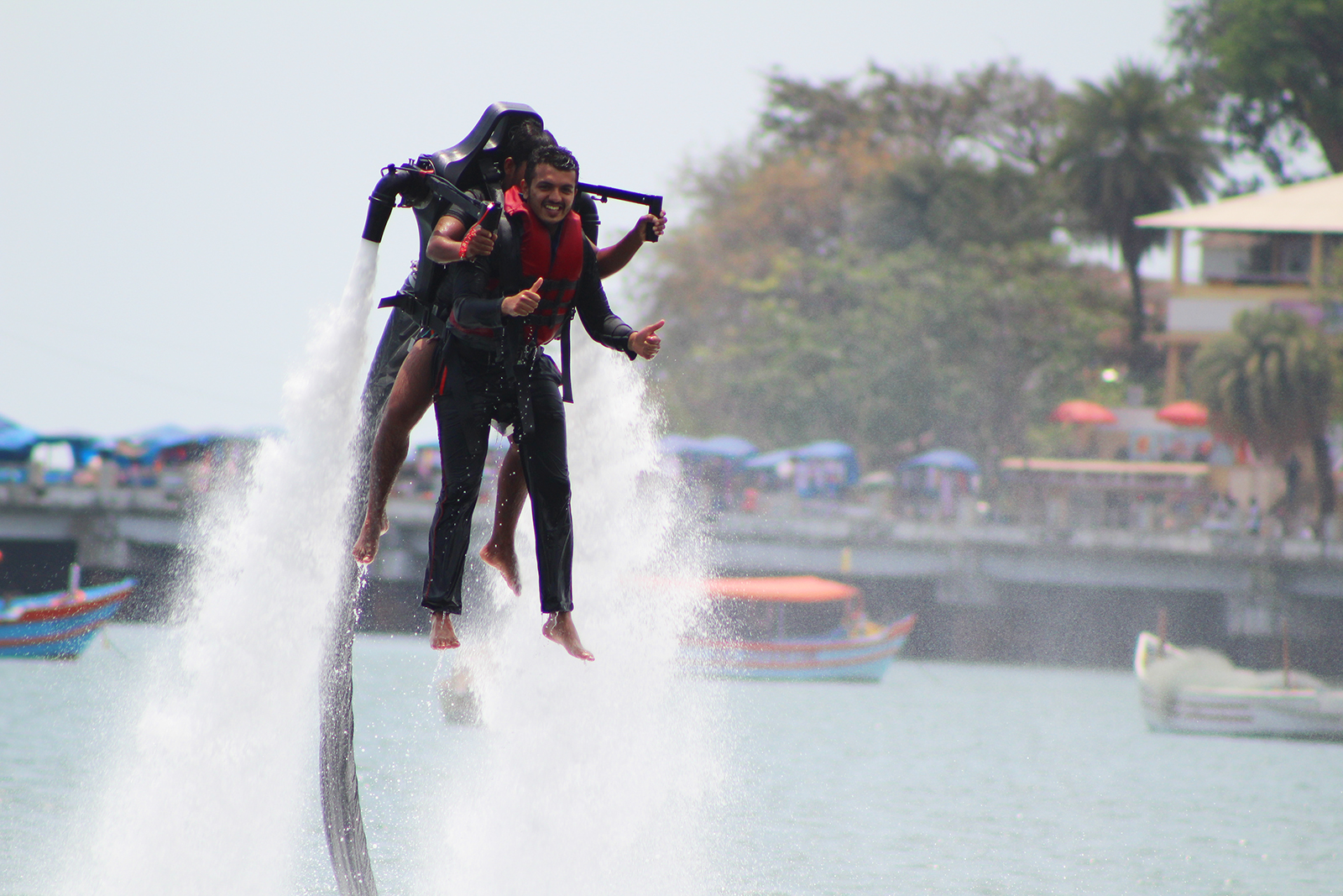 Book Jetlev Flyer In Chapora River in Goa and Get Flat 10% Off at Tempo Traveller Wale