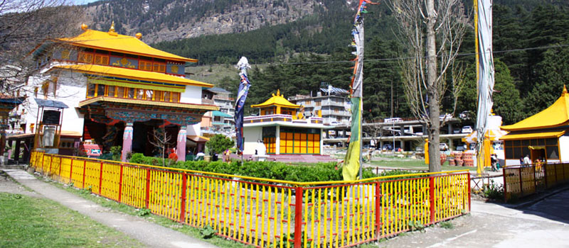 Tibetan-Monastery, Manali