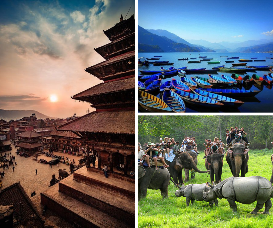 2 Nights Kathmandu 2 Nights Pokhara 2 Nights Chitwan