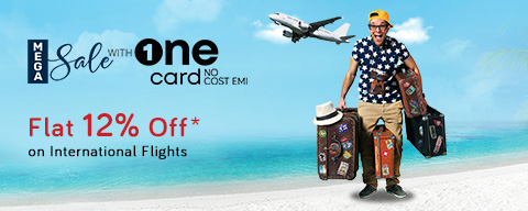 Flat 20% off on International Flights