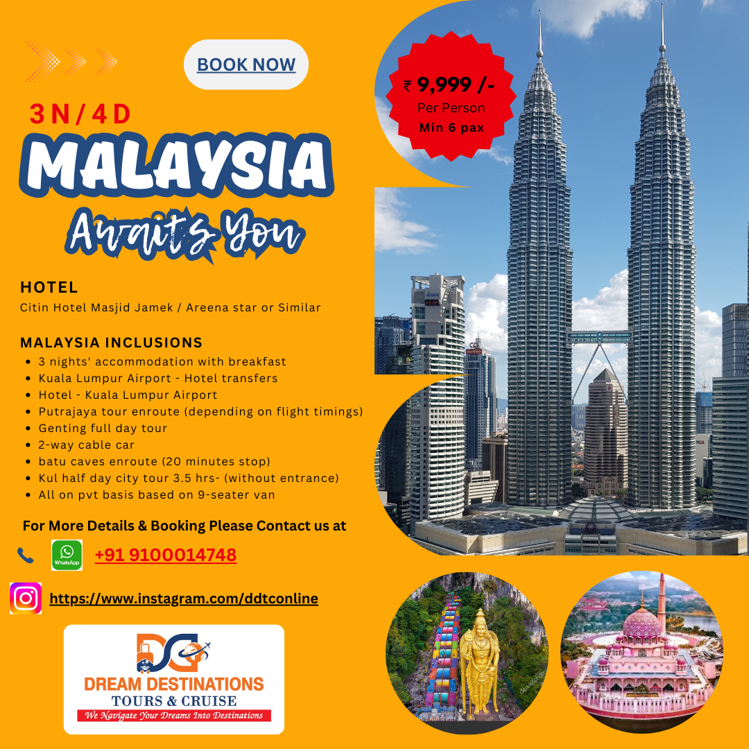 04 DAYS MALAYSIA, This package blends historical,